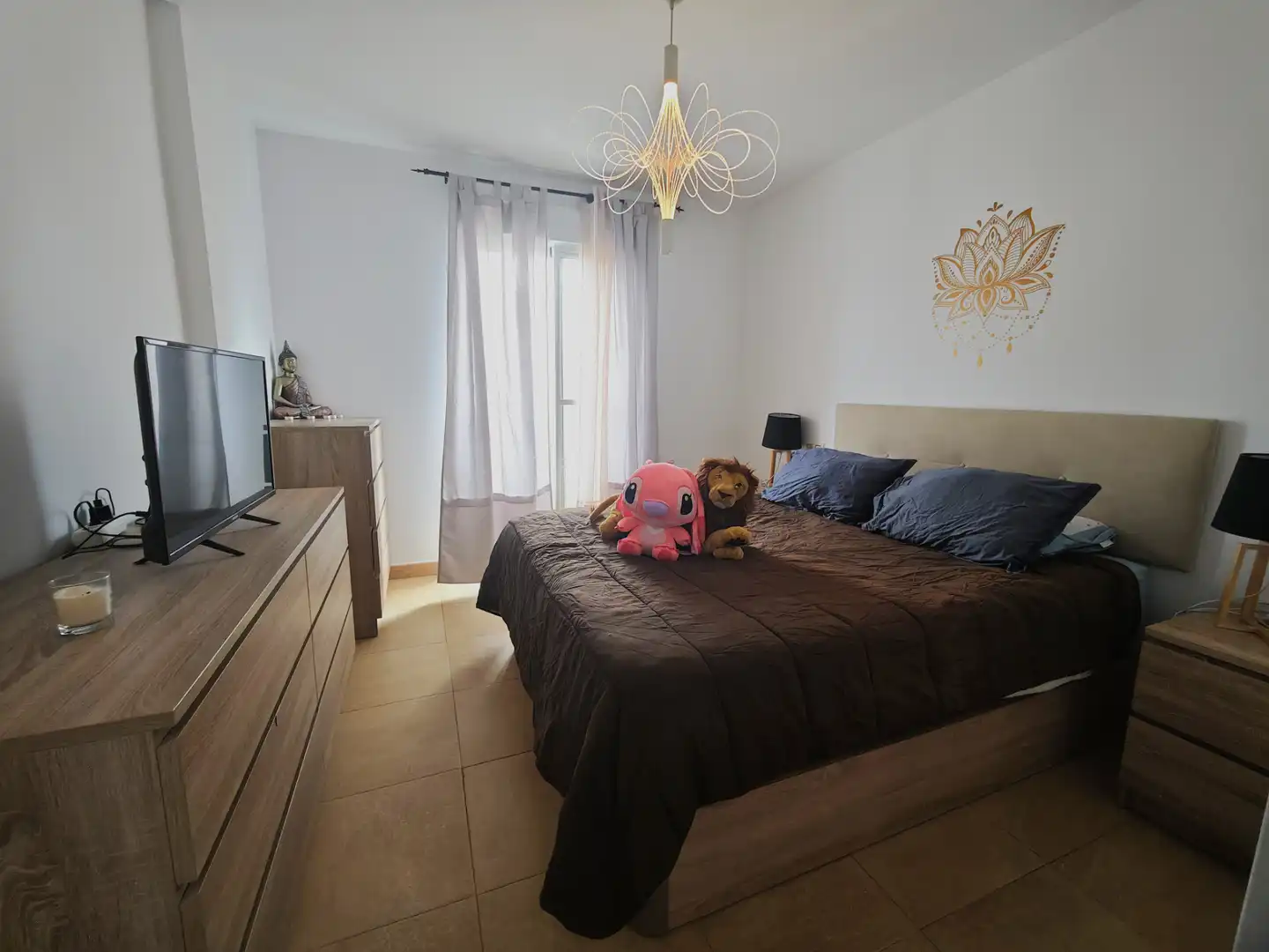 Dormitori de Casa adosada en venda en Lebrija amb Aire condicionat, Moblat i Forn