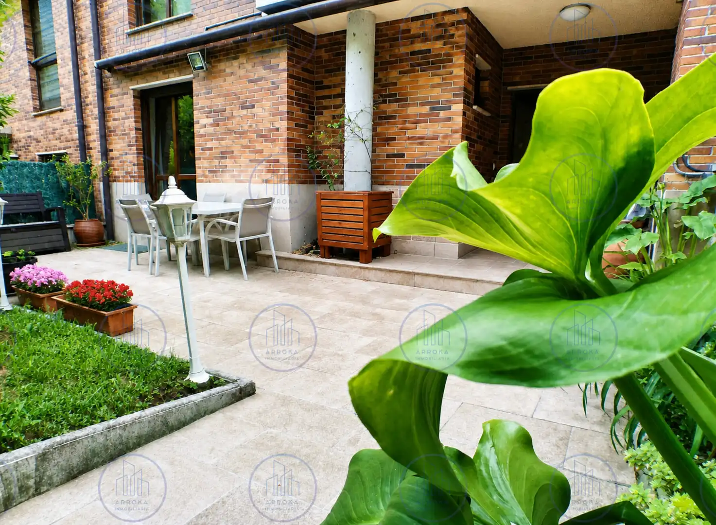 Terraza de Casa adosada en venta en Donostia - San Sebastián  con Calefacción, Jardín privado y Terraza