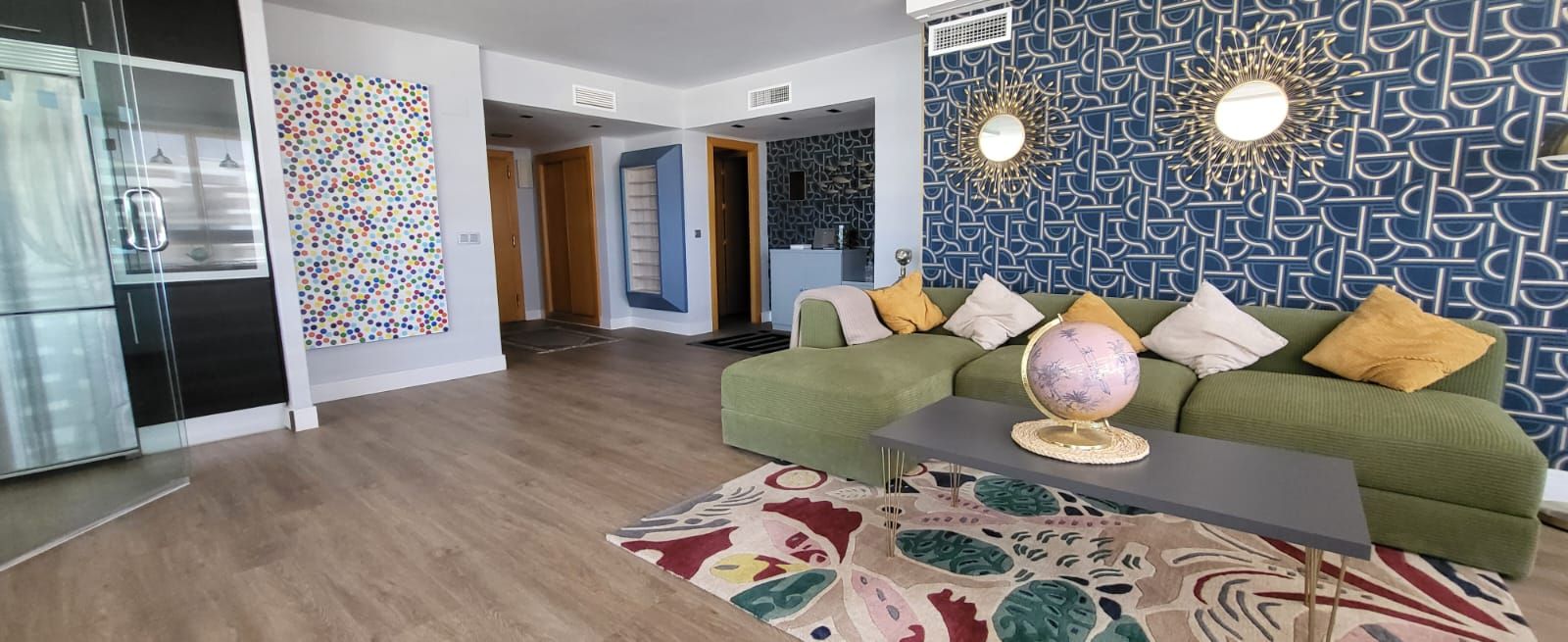 Sala d'estar de Pis de lloguer en Torremolinos amb Aire condicionat, Calefacció i Parquet