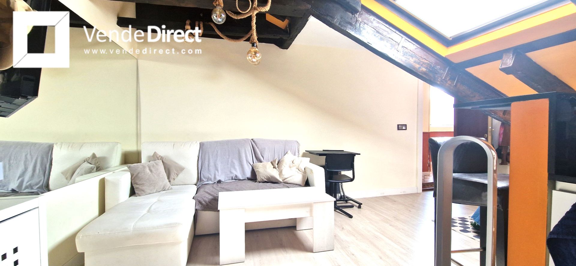 Sala de estar de Estudio en venta en  Madrid Capital con Aire acondicionado, Calefacción y Amueblado