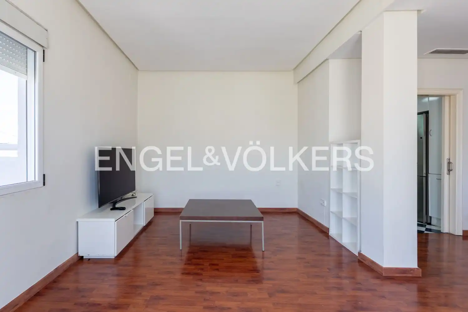 Sala de estar de Ático de alquiler en Valencia con Aire acondicionado, Calefacción y Parquet