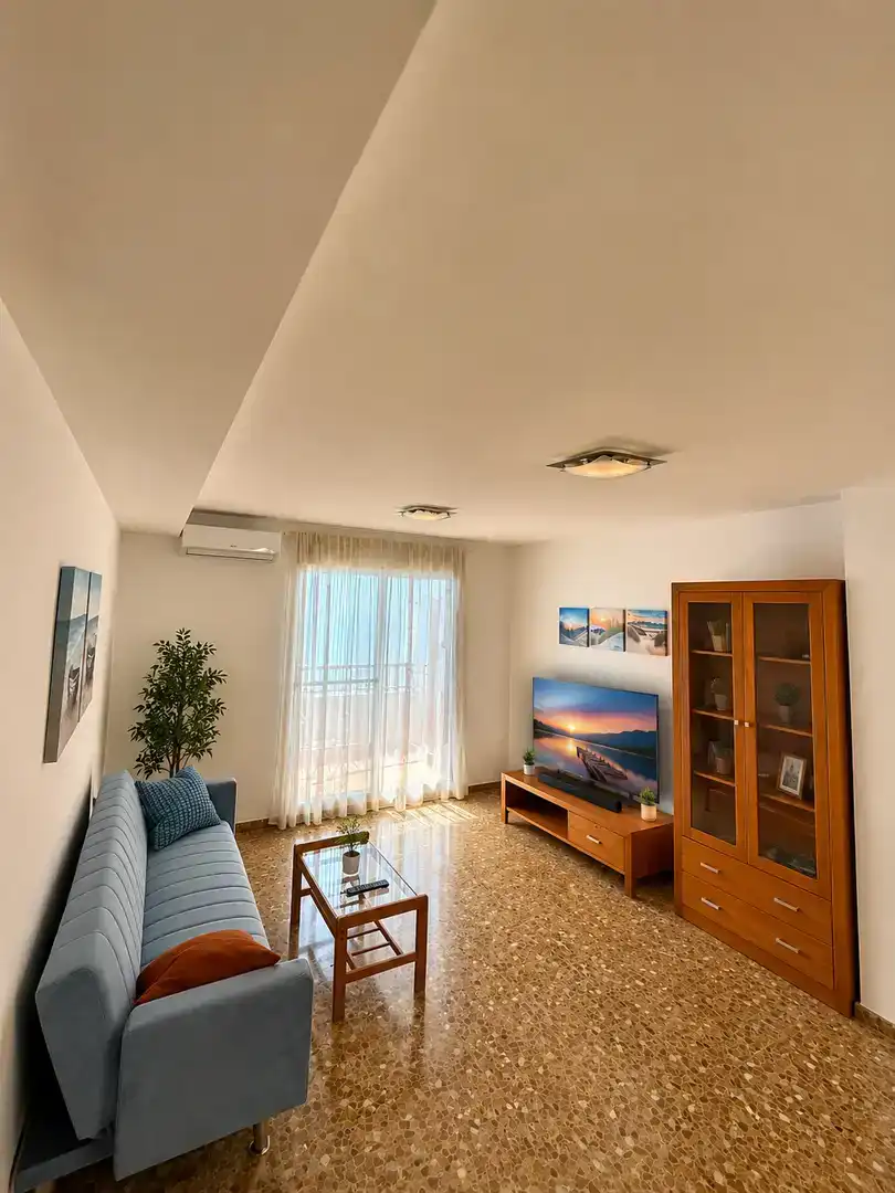 Wohnzimmer von Wohnung zur Miete in Sagunto / Sagunt mit Klimaanlage