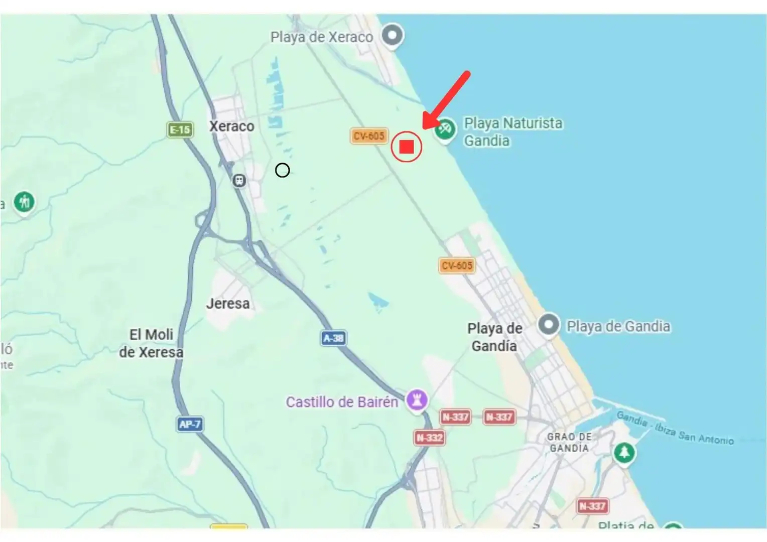 Terreno en venta en Playa de Gandia