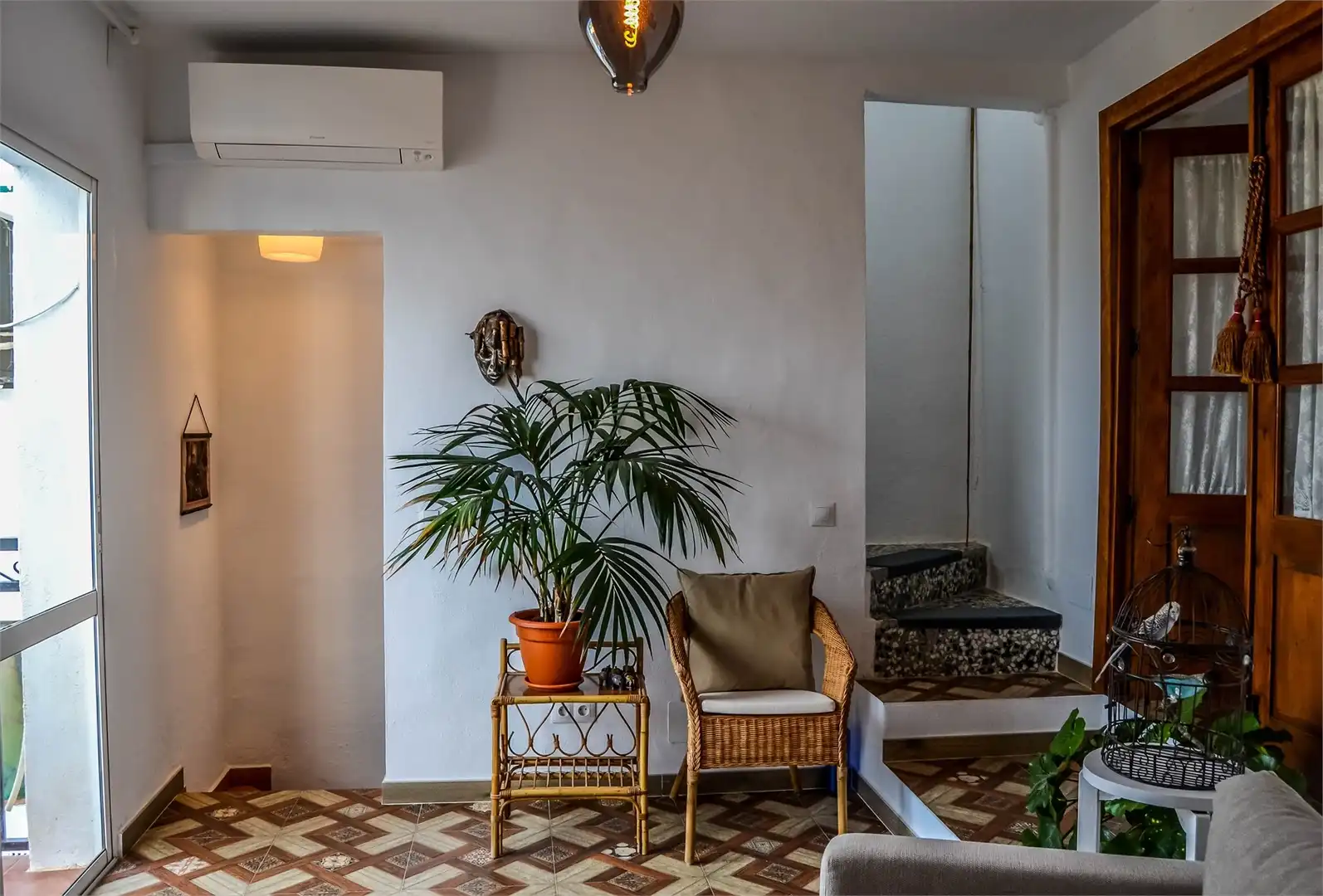 Sala de estar de Casa o chalet en venta en Iznate con Amueblado