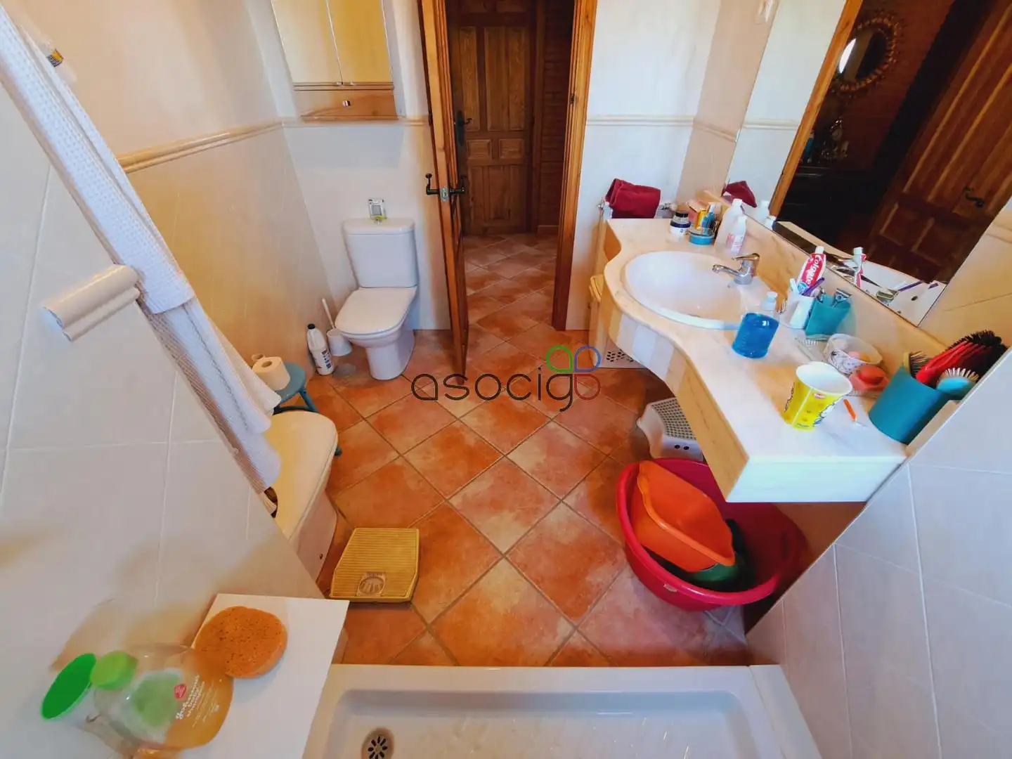 Baño de Casa o chalet en venta en Solanillos del Extremo con Calefacción, Trastero y Piscina