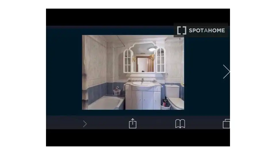 Baño de Piso de alquiler en Valencia con Aire acondicionado, Calefacción y Amueblado