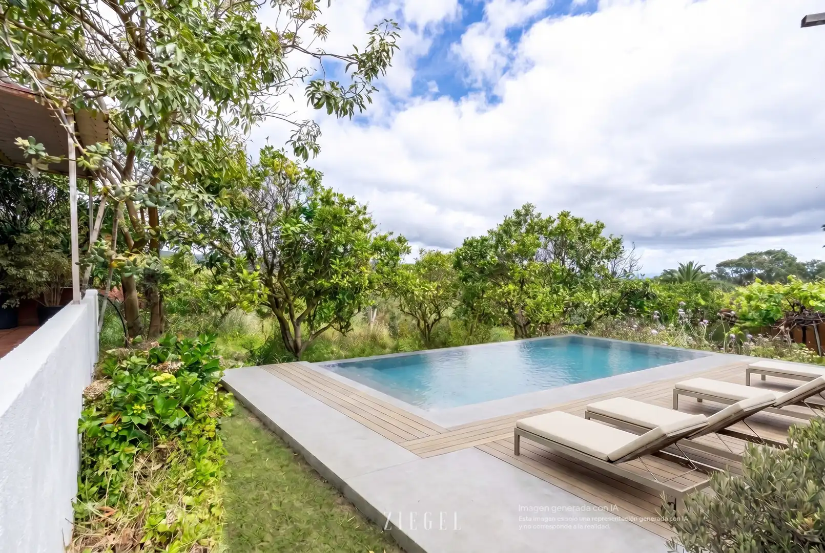 Piscina de Casa o xalet en venda en Santa Brígida amb Jardí privat, Terrassa i Balcó