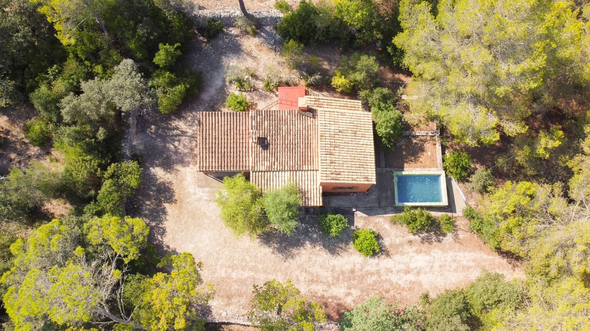Exterior view of Country house for sale in Llubí  with Private garden