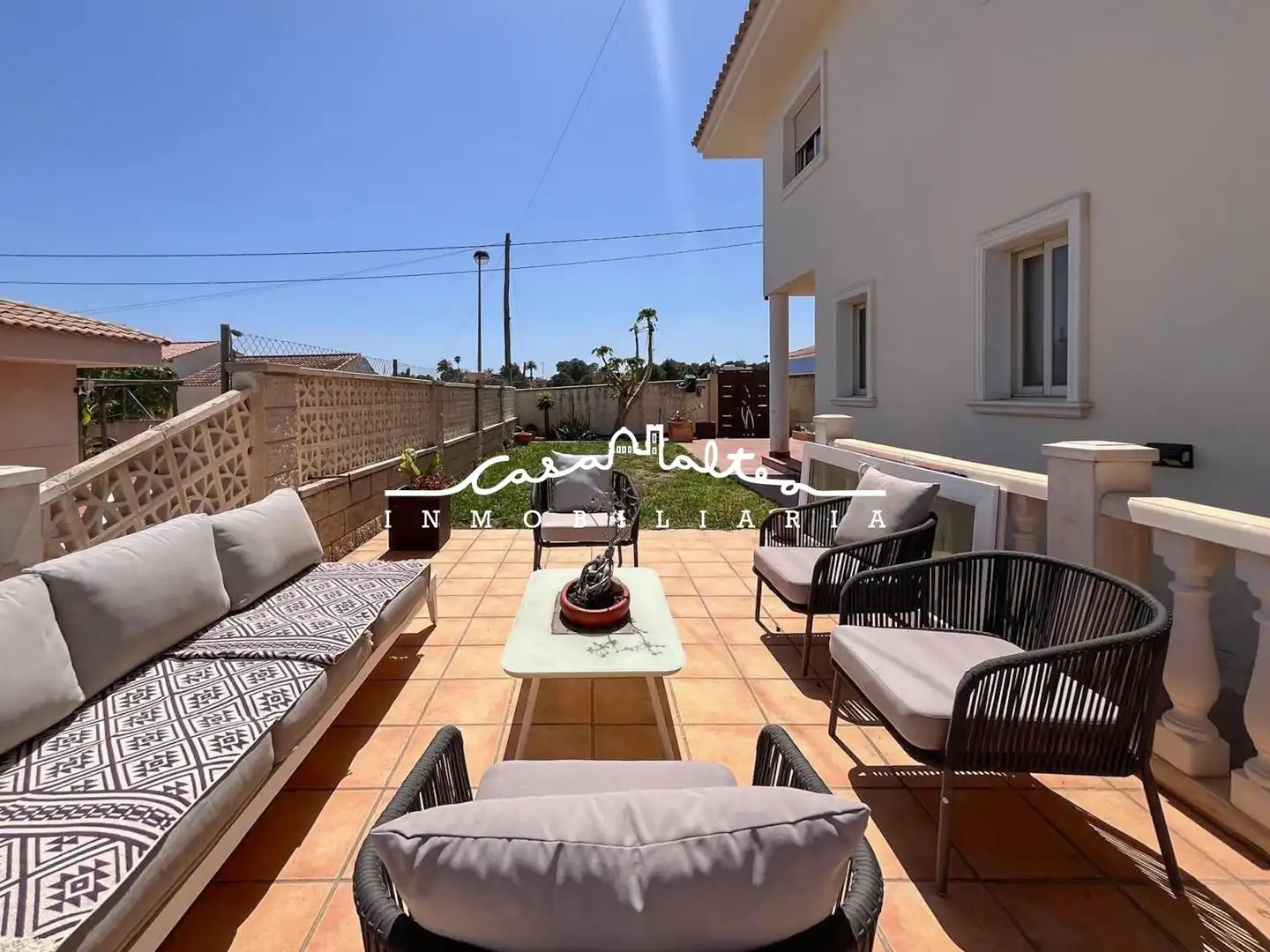 Terraza de Casa o chalet en venta en L'Alfàs del Pi con Aire acondicionado, Jardín privado y Terraza