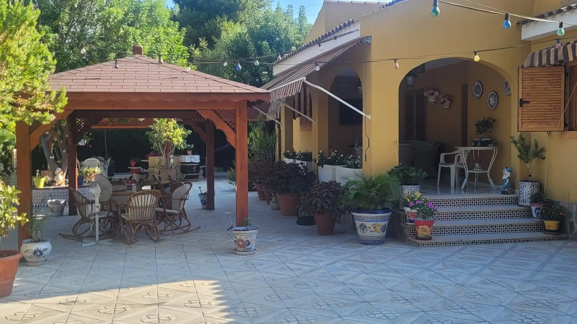 Terrassa de Casa o xalet en venda en Mutxamel amb Calefacció, Jardí privat i Traster