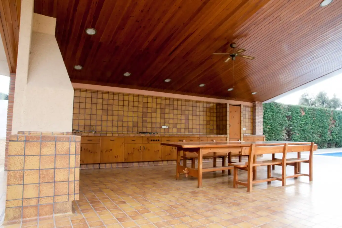 Terrassa de Casa o xalet en venda en La Roca del Vallès amb Calefacció, Jardí privat i Terrassa