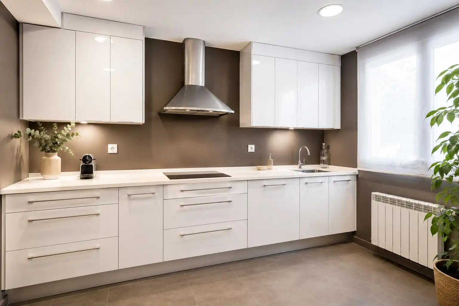 Cocina de Piso de alquiler en Madrid con Calefacción y Amueblado
