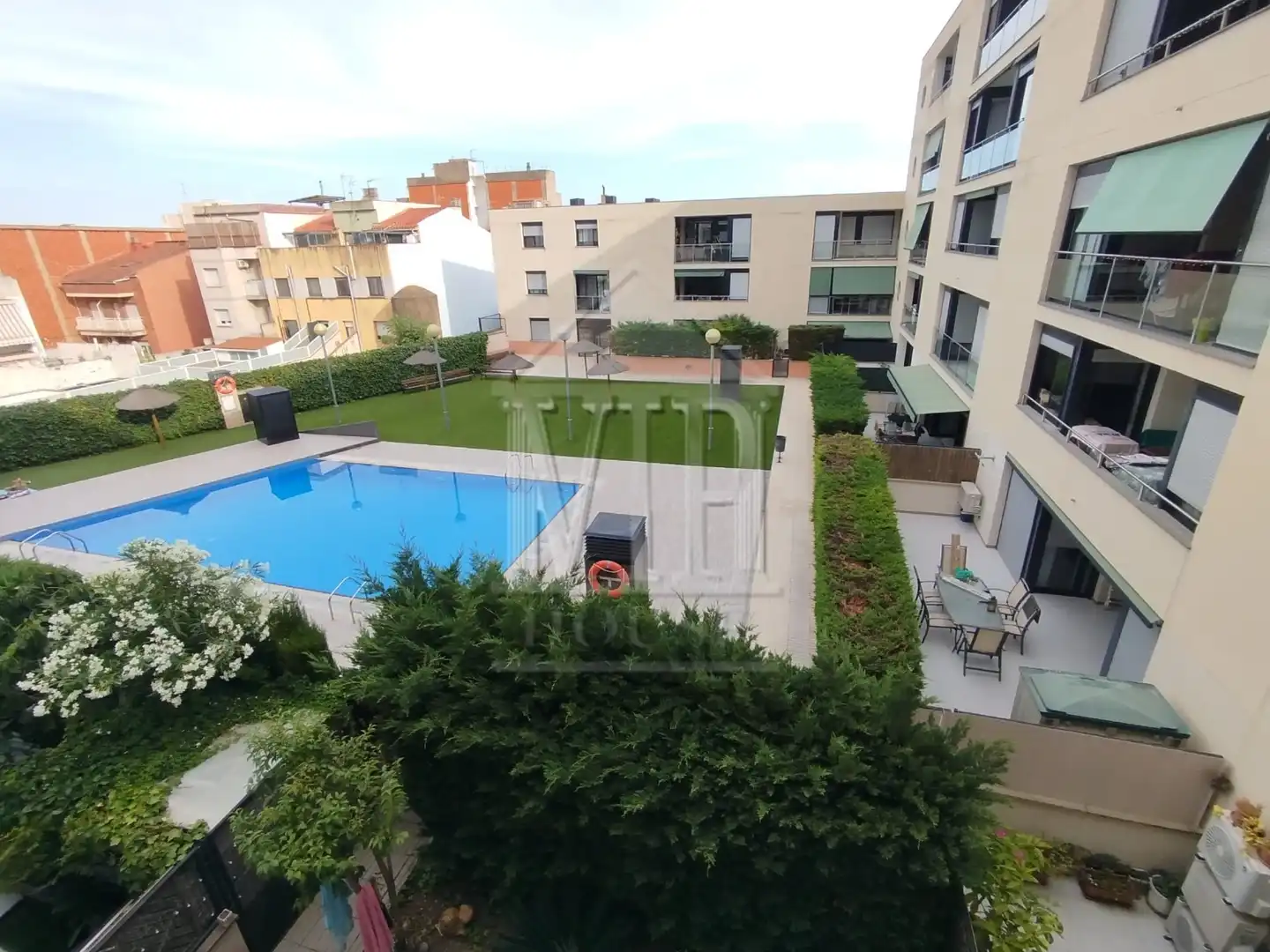 Terrace of Flat for sale in Badalona  with Heating, Storage room and Furnished