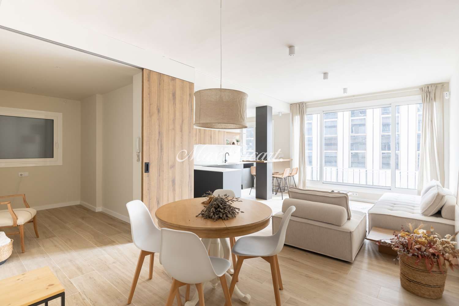Sala d'estar de Pis en venda en  Barcelona Capital amb Aire condicionat, Calefacció i Terrassa