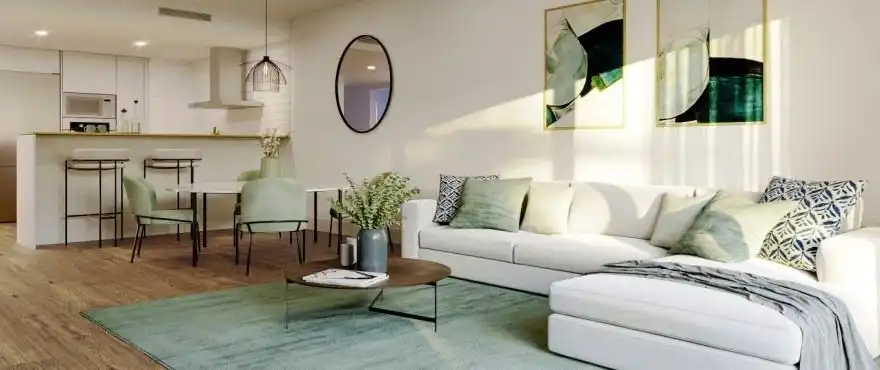 Sala d'estar de Casa o xalet en venda en Elche / Elx amb Aire condicionat, Jardí privat i Terrassa