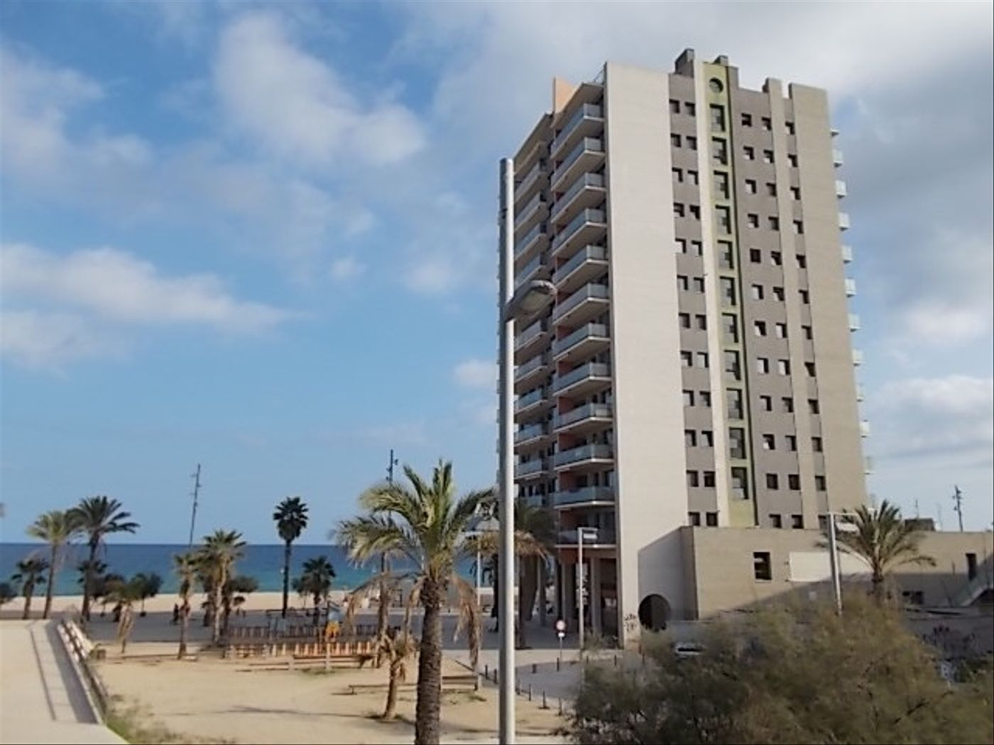 Exterior view of Flat for sale in Badalona  with Air Conditioner, Heating and Parquet flooring
