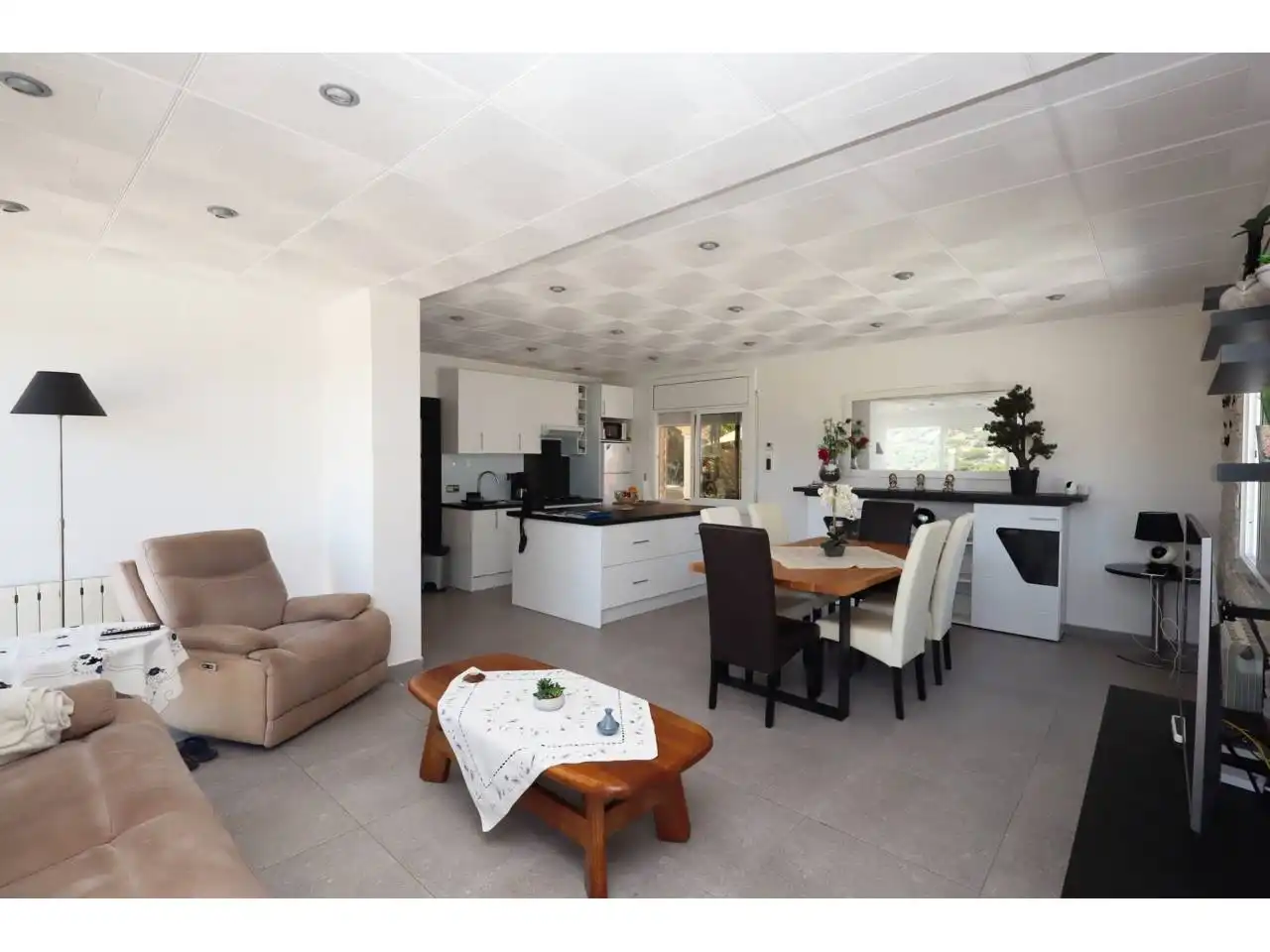 Sala d'estar de Casa o xalet en venda en Lloret de Mar amb Aire condicionat, Calefacció i Jardí privat