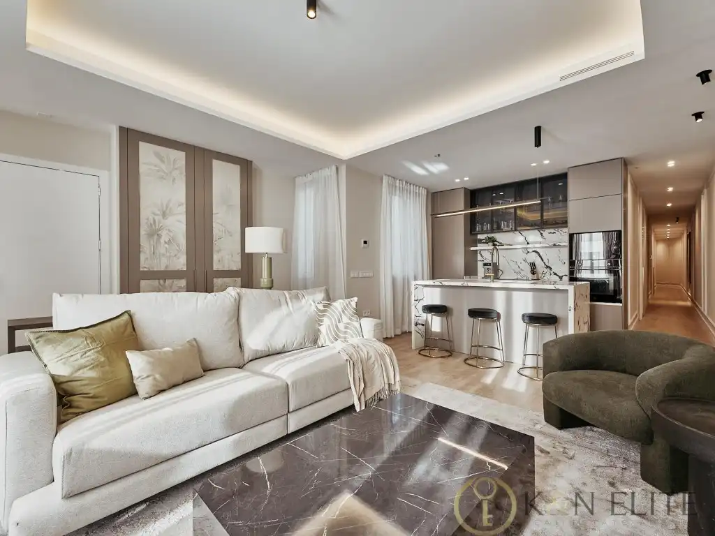Living room of Attic for sale in Madrid  with Air Conditioner, Terrace and Swimming Pool