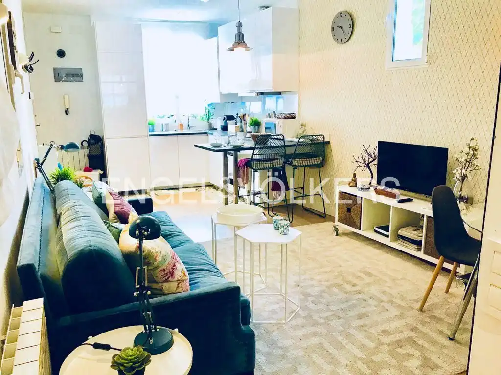 Sala d'estar de Pis de lloguer en Madrid amb Aire condicionat i Calefacció