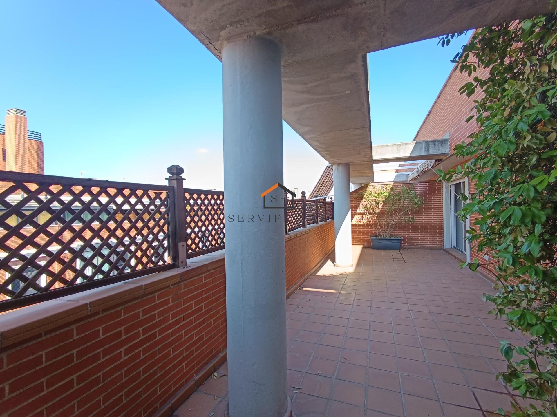 Terrace of Flat for sale in  Madrid Capital  with Air Conditioner, Heating and Parquet flooring