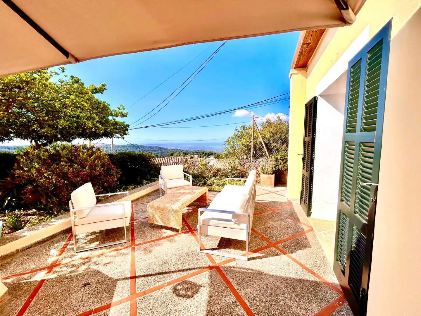 Terraza de Casa o chalet de alquiler en Puigpunyent con Jardín privado, Terraza y Piscina comunitaria