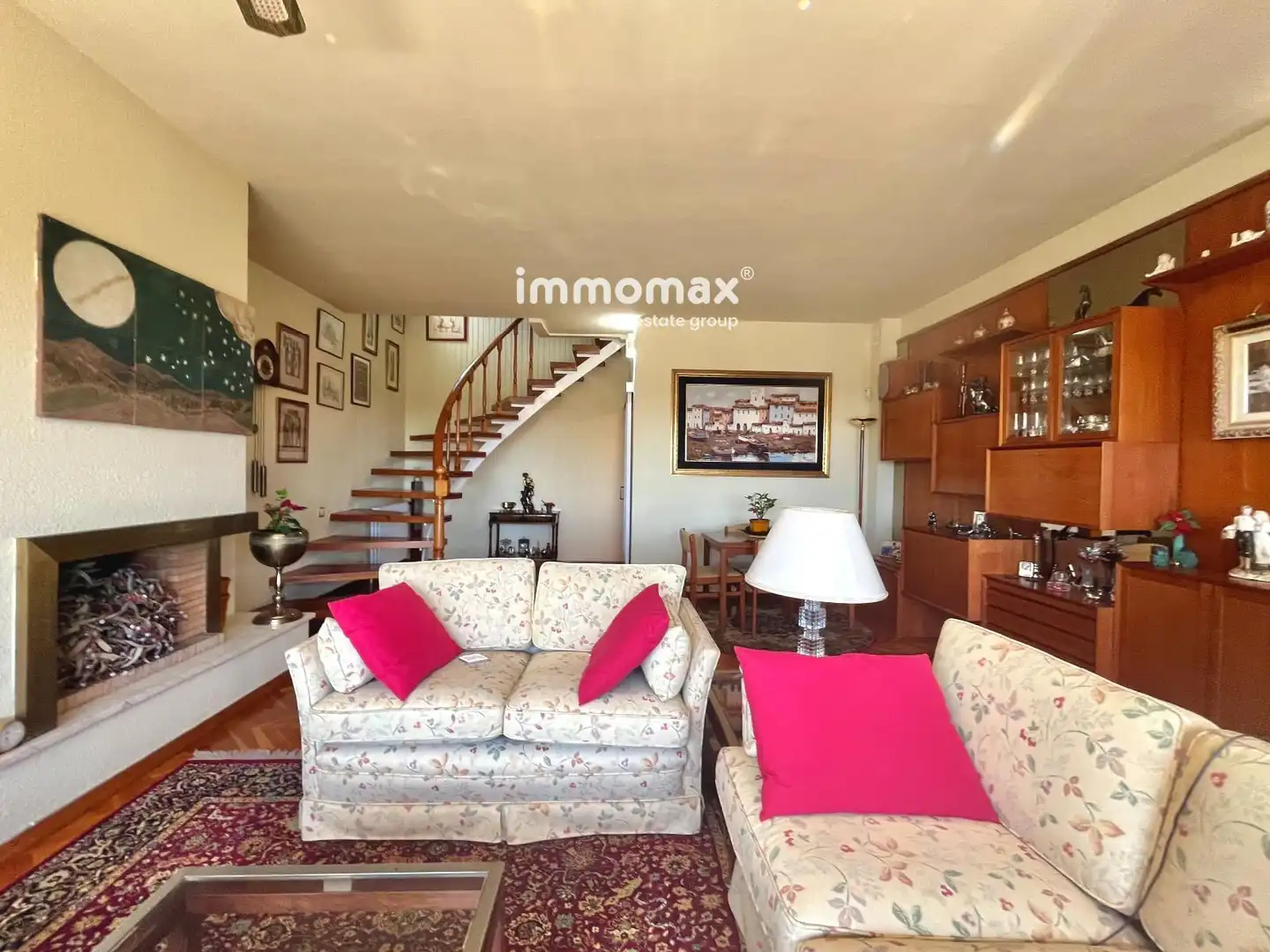 Sala d'estar de Casa o xalet en venda en Castelldefels amb Aire condicionat, Terrassa i Traster
