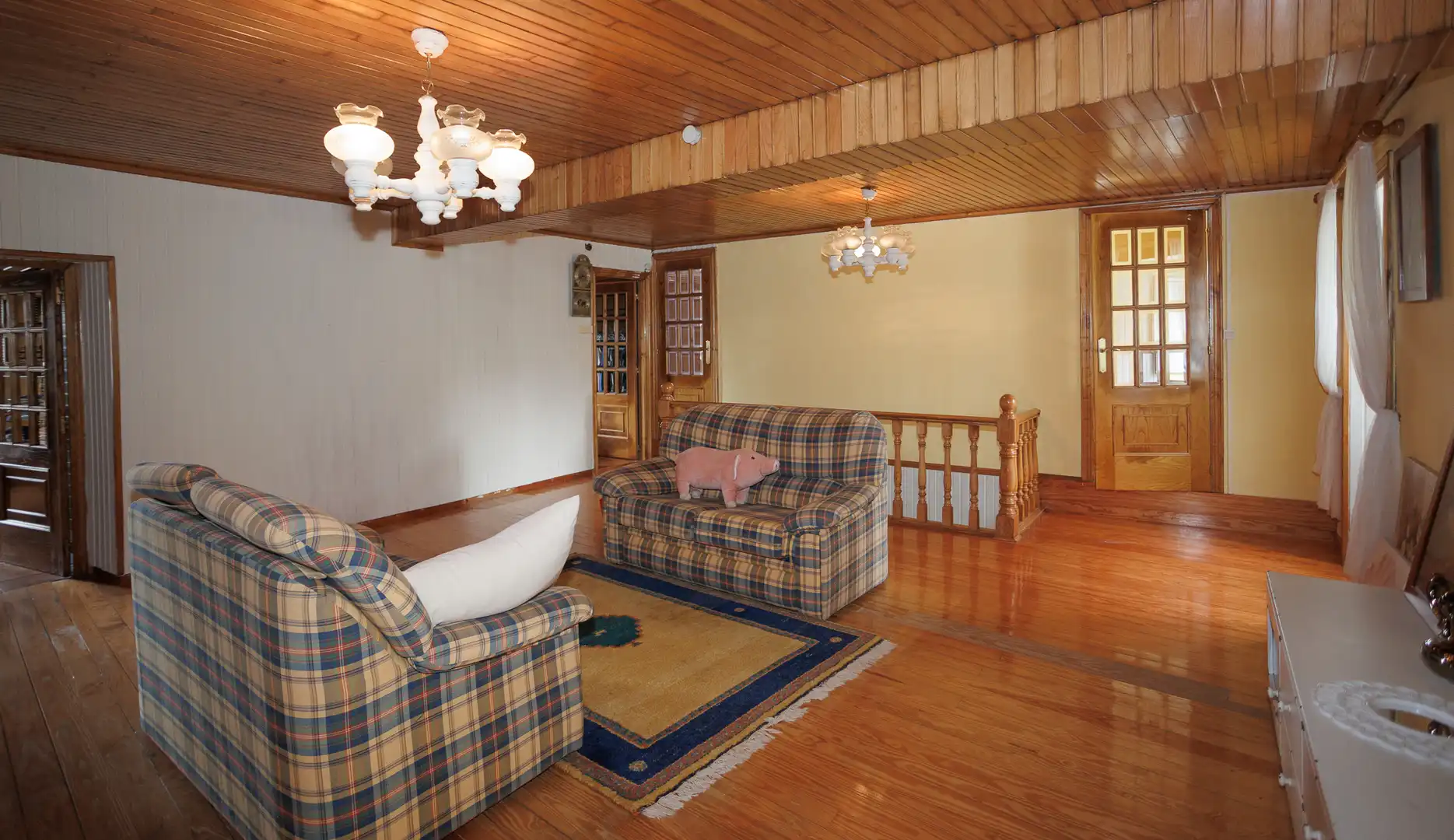 Sala de estar de Finca rústica en venta en Begonte