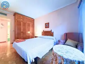 Bedroom of Flat for rent in Zaragoza  with Air Conditioner, Heating and Terrace