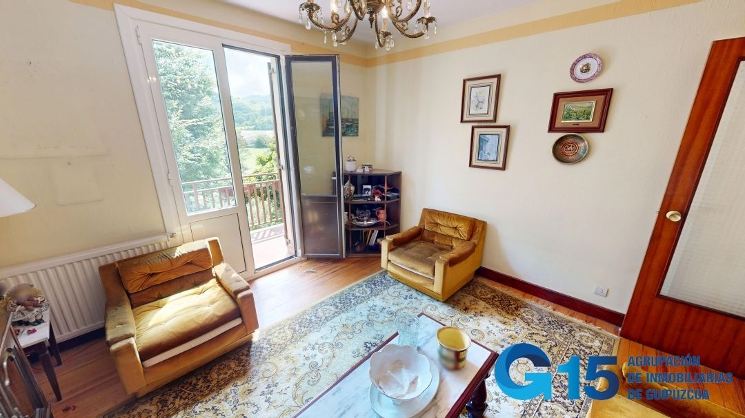 Wohnzimmer von Wohnung zum verkauf in Urnieta mit Heizung, Möbliert und Balkon