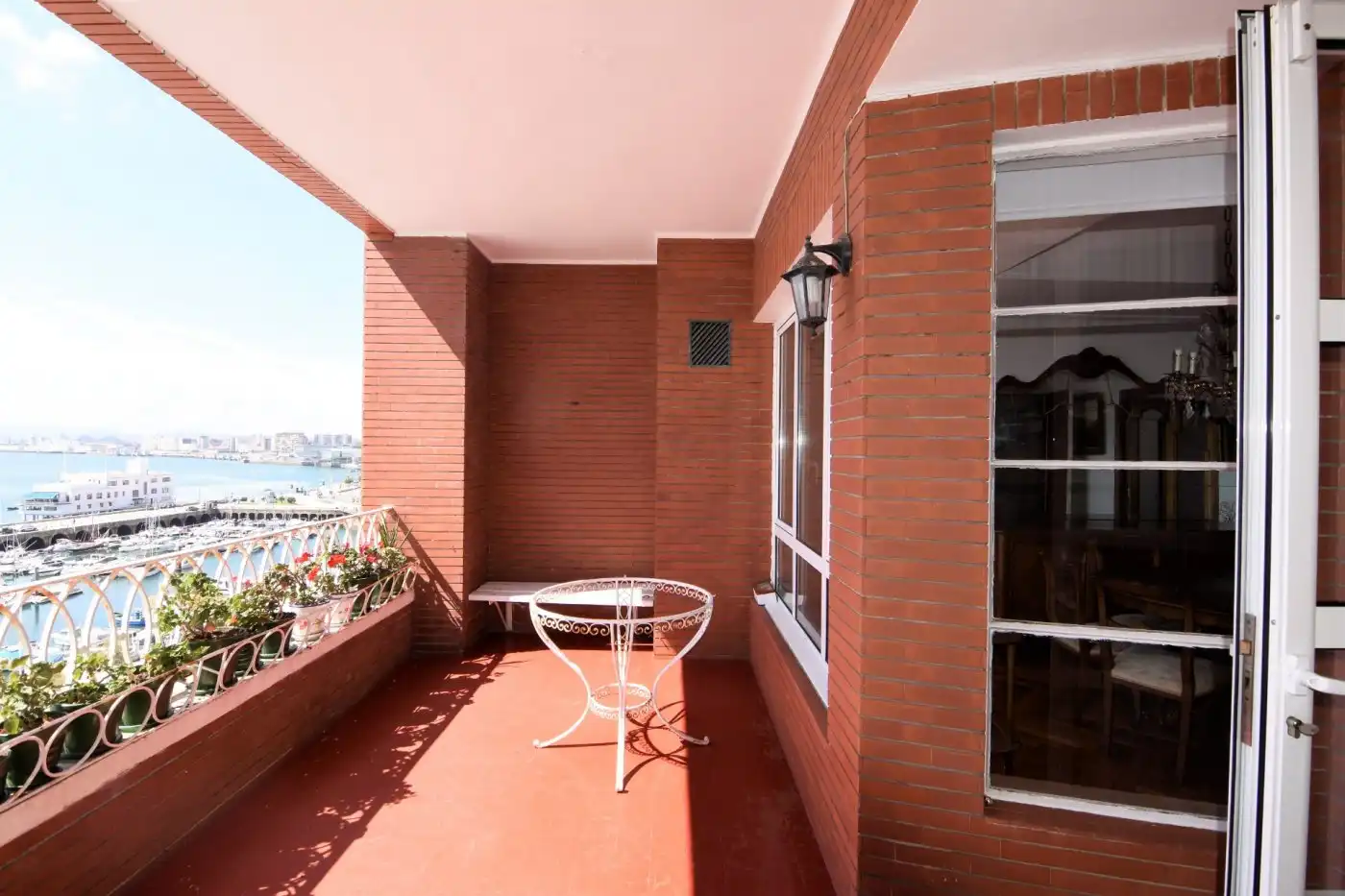 Terrace of Flat for rent in Santander  with Heating, Terrace and Furnished