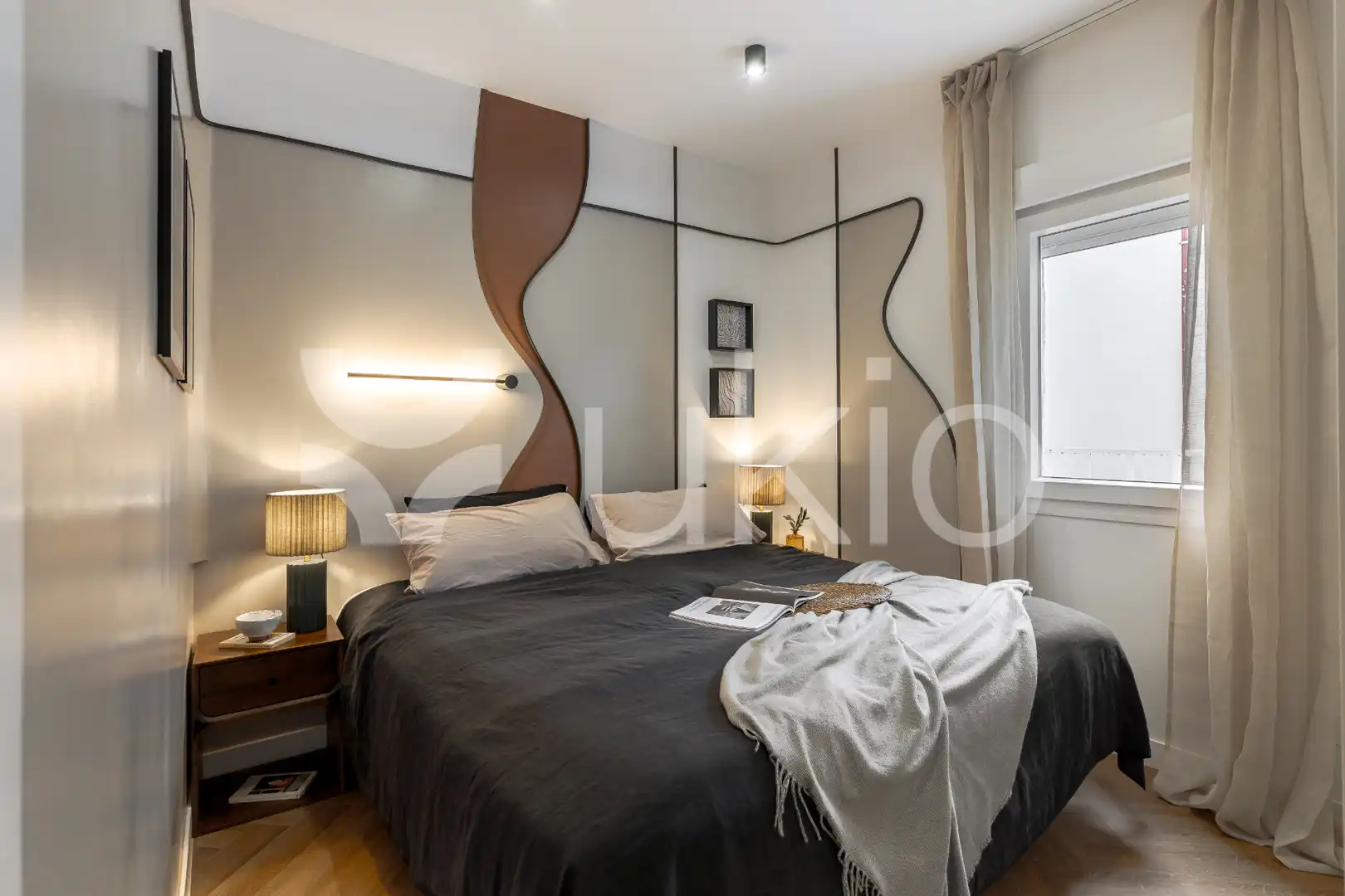 Bedroom of Apartments for rent in Madrid  with Air Conditioner, Heating and Furnished