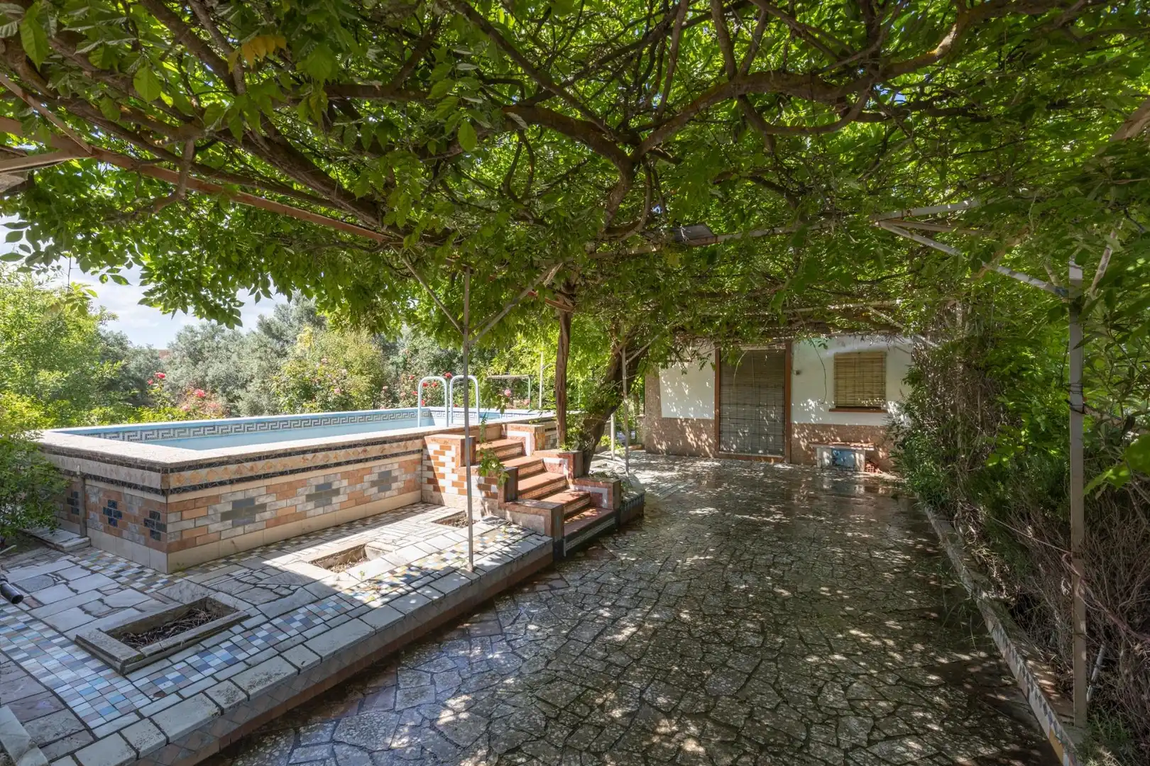 Terraza de Finca rústica en venta en Alhendín con Piscina
