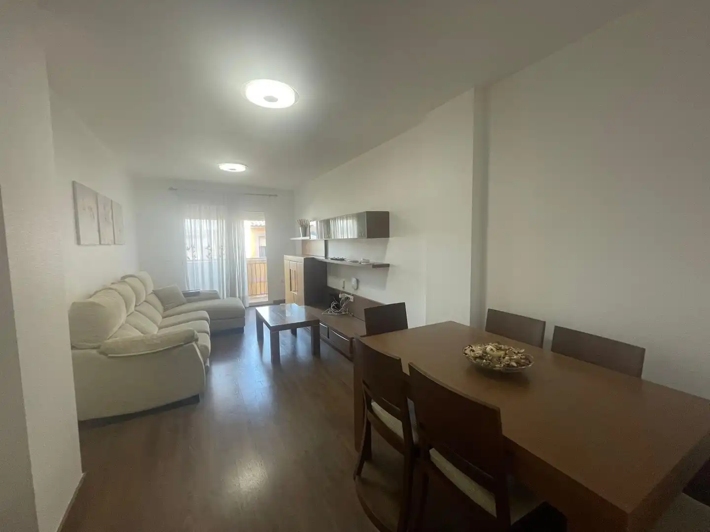 Living room of Flat for rent in Murcia  with Air Conditioner, Storage room and Furnished