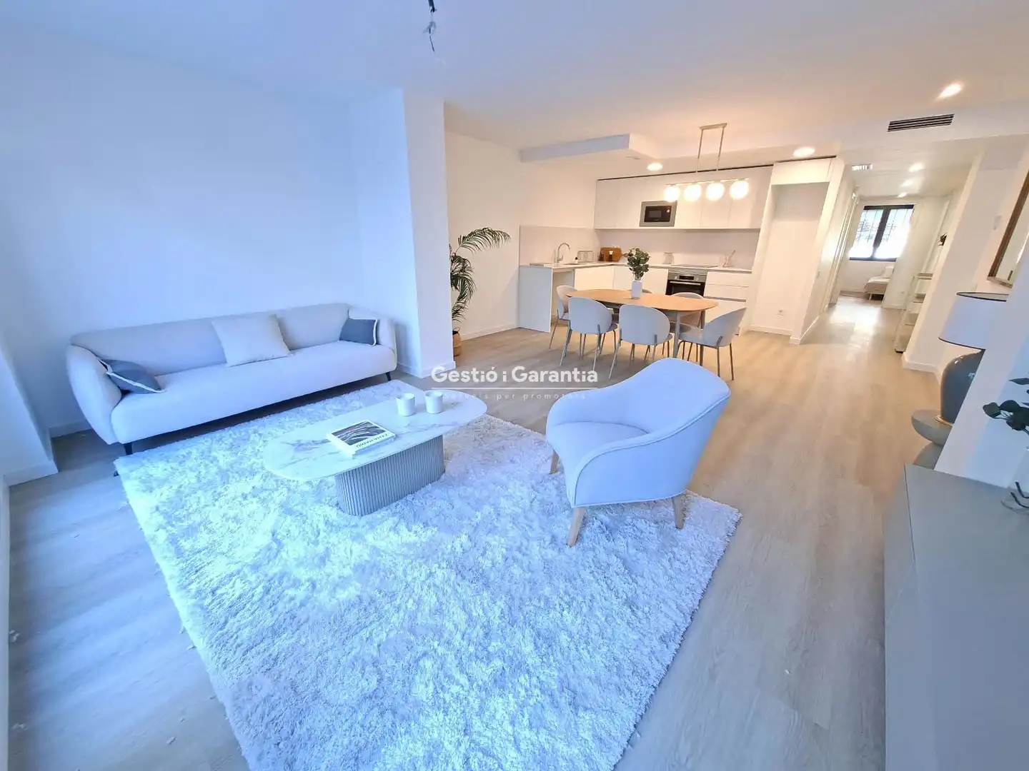 Wohnzimmer von Wohnung zum Verkauf in Terrassa mit Terrasse, Schwimmbad und Gemeinschaftspool
