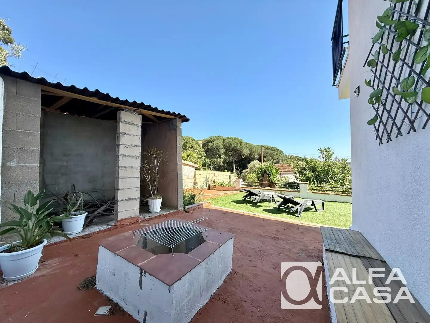 Terraza de Casa o chalet en venta en Vidreres con Terraza, Amueblado y Horno