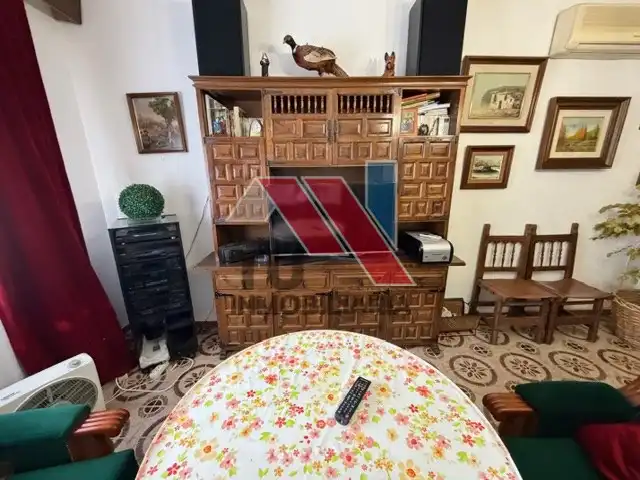 Sala d'estar de Casa o xalet en venda en Villamiel de Toledo amb Aire condicionat, Terrassa i Piscina