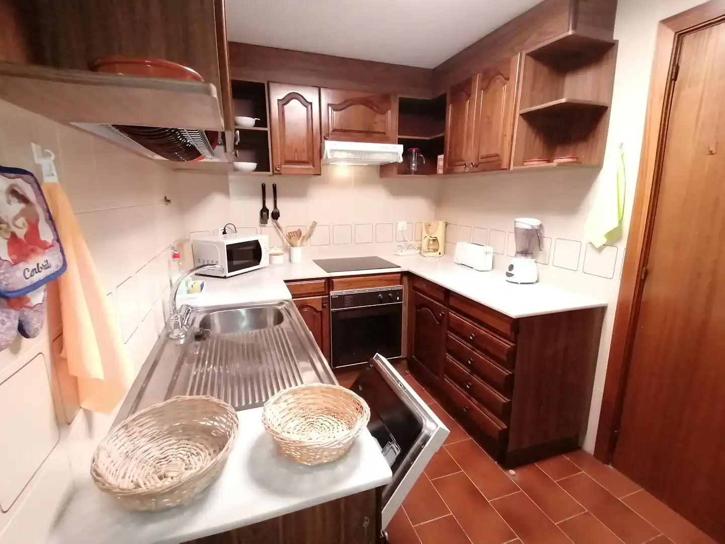 Cocina de Apartamento de alquiler en Calafell con Terraza, Amueblado y Horno