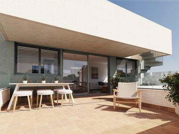New build Penthouse with pool for sale in Passeig Garbí 59