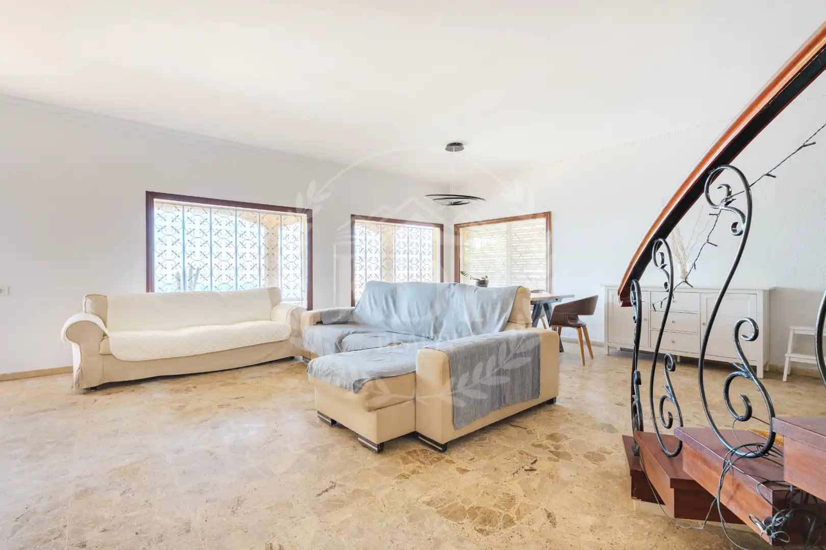 Sala de estar de Casa o chalet en venta en El Rosario con Aire acondicionado, Jardín privado y Terraza