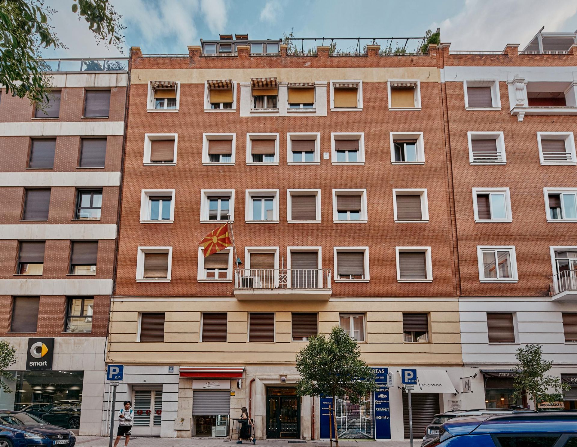 Exterior view of Flat for sale in  Madrid Capital  with Air Conditioner, Heating and Furnished
