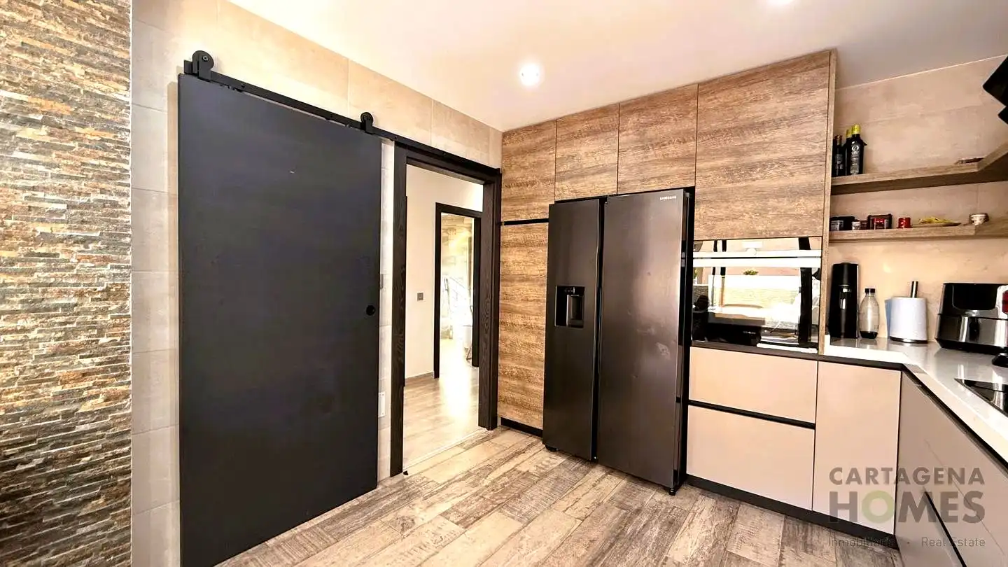 Cocina de Casa adosada en venta en Cartagena con Aire acondicionado, Jardín privado y Parquet
