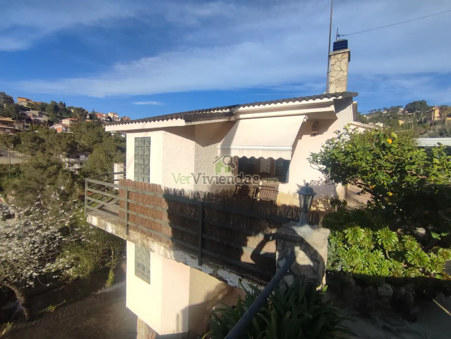Vista exterior de Casa o chalet en venta en Vallirana con Aire acondicionado, Calefacción y Jardín privado