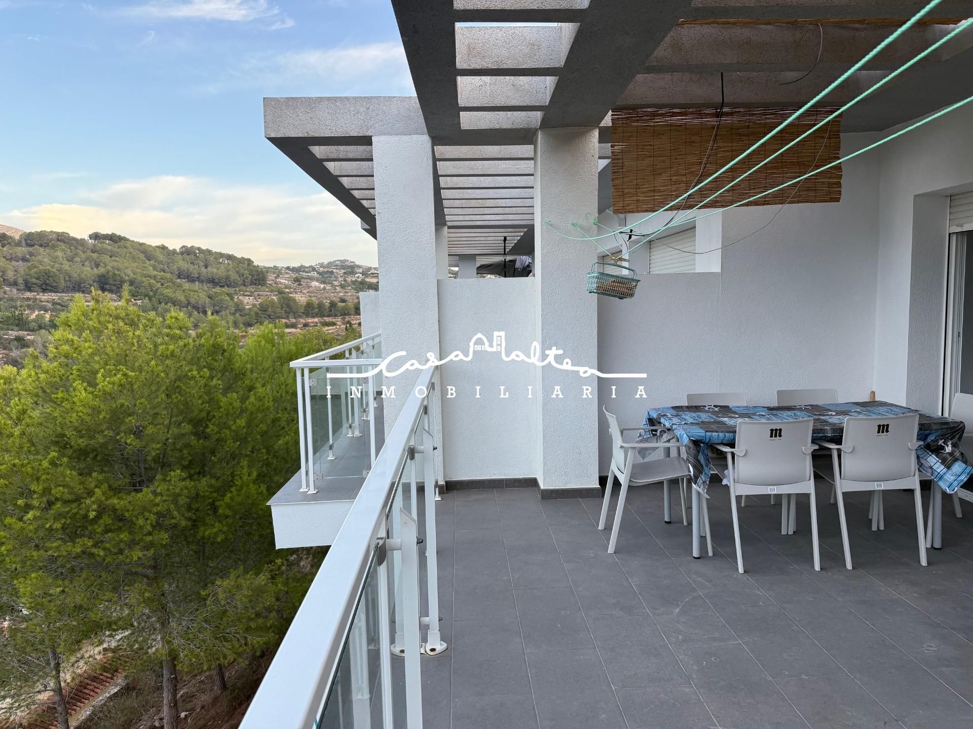 Terraza de Casa o chalet de alquiler en Calpe / Calp con Jardín privado, Terraza y Balcón