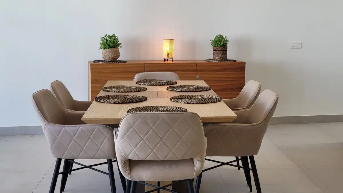 Esszimmer von Wohnungen zur Miete in Mijas mit Klimaanlage, Terrasse und Abstellraum