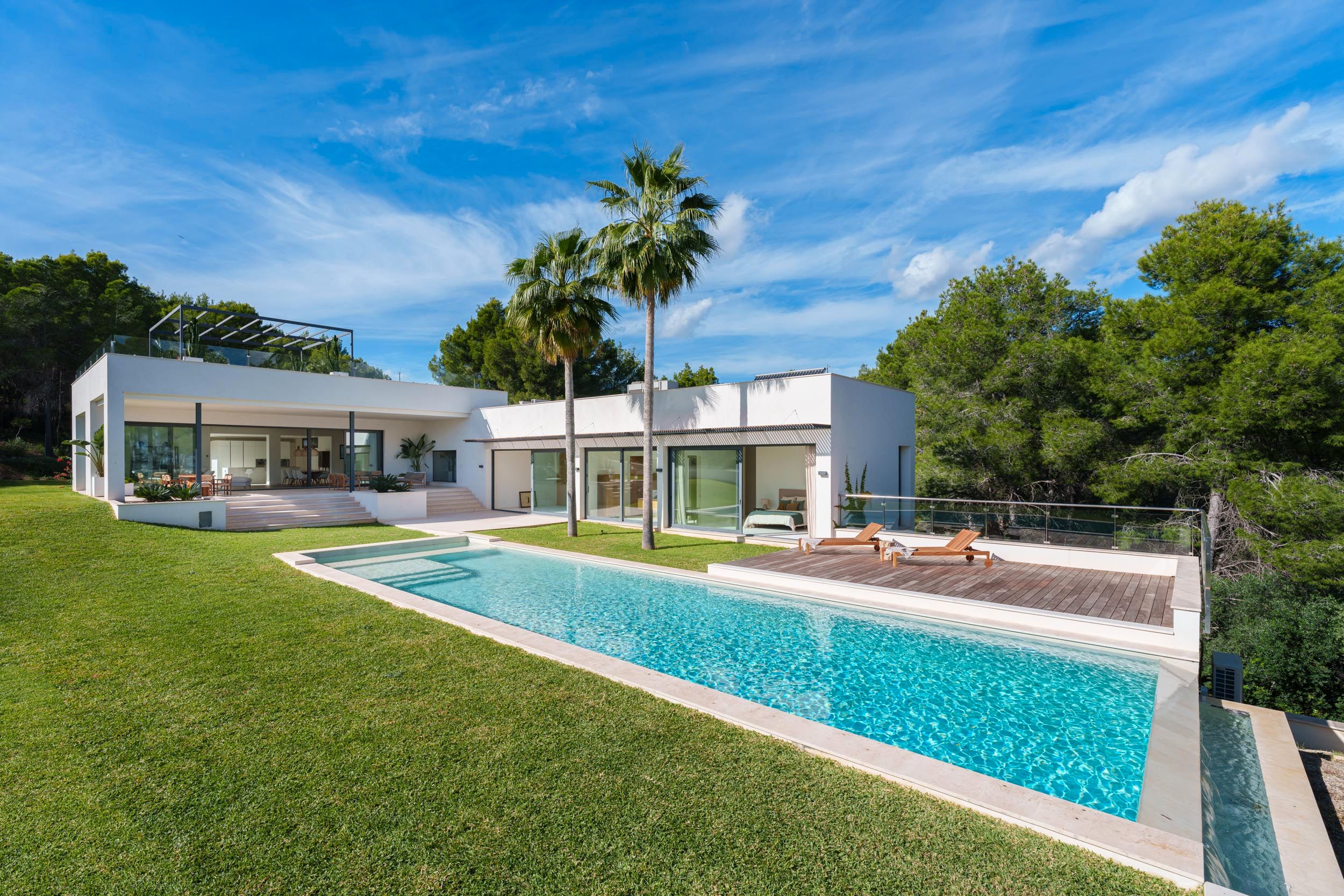 Vista exterior de Casa o chalet en venta en  Palma de Mallorca con Aire acondicionado, Calefacción y Jardín privado