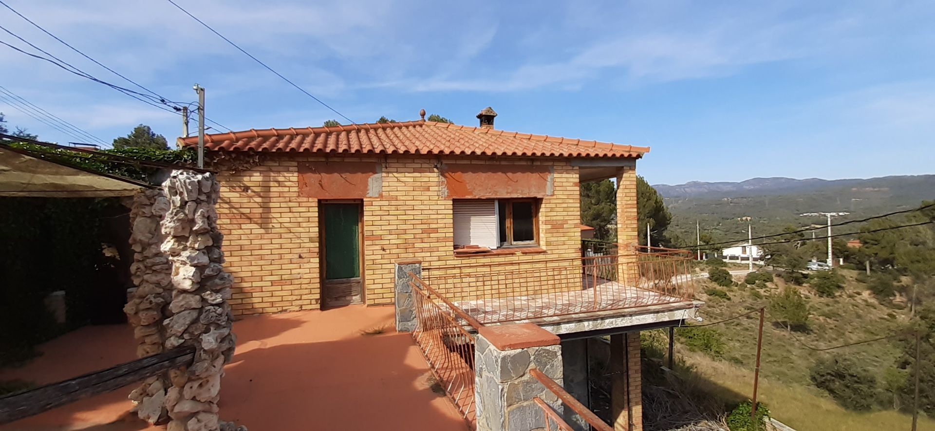 Vista exterior de Casa o xalet en venda en Vacarisses amb Jardí privat, Terrassa i Piscina
