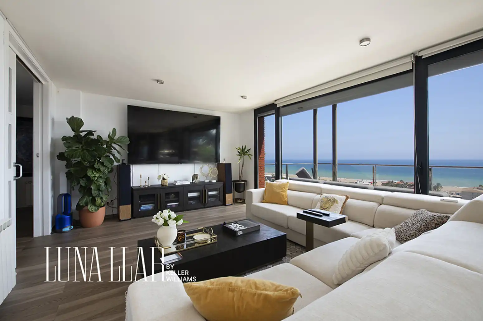 Wohnzimmer von Haus oder Chalet zur Miete in Sitges mit Klimaanlage, Terrasse und Möbliert