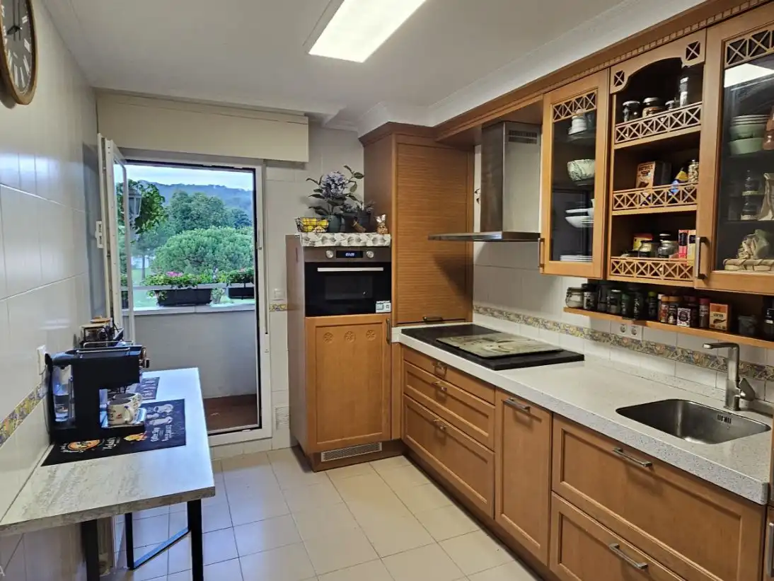 Kitchen of Flat for sale in Loiu  with Heating, Parquet flooring and Terrace