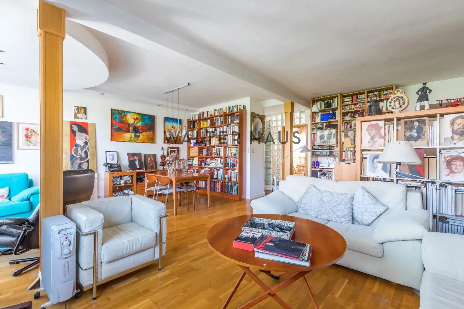 Sala de estar de Piso en venta en  Madrid Capital con Aire acondicionado, Calefacción y Trastero