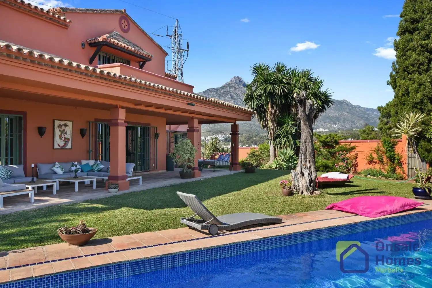 Jardí de Casa o xalet en venda en Marbella amb Aire condicionat, Jardí privat i Terrassa